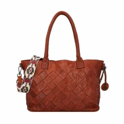 Best Harbour 2nd Leontina Schultertasche Leder 40 cm charming cognac