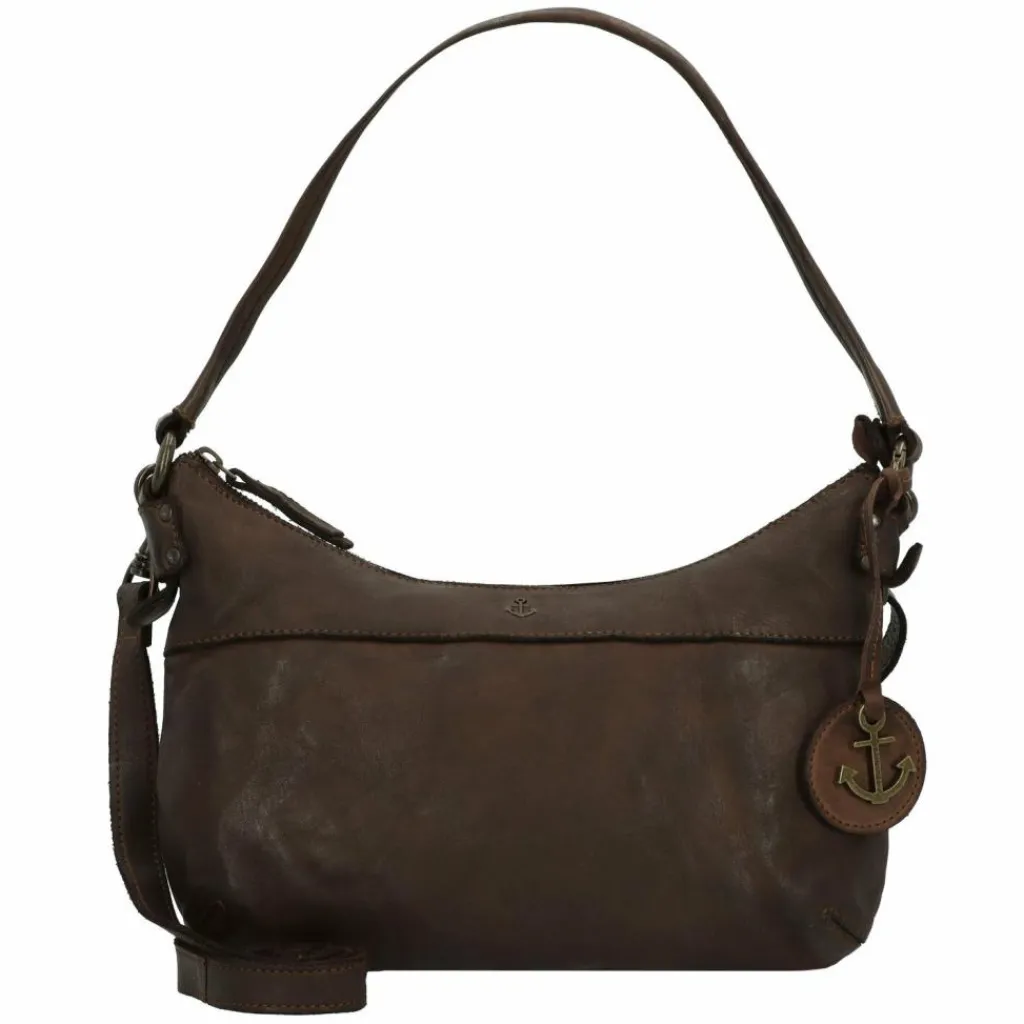Discount Harbour 2nd Mara Schultertasche Leder 30 cm chocolate brown
