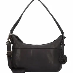 Harbour 2nd Schultertaschen|Henkeltaschen<Mara Schultertasche Leder 30 cm dark ash