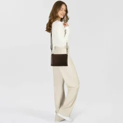 Harbour 2nd Umhängetaschen<Mirela Umhängetasche Leder 25 cm chocolate brown