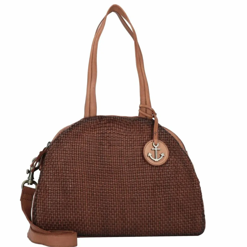 Harbour 2nd Soft Weaving Alina Schultertasche Leder 35 cm
