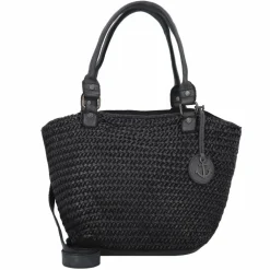 Harbour 2nd Schultertaschen|Henkeltaschen<Soft Weaving Dilara Schultertasche Leder 44 cm dark ash