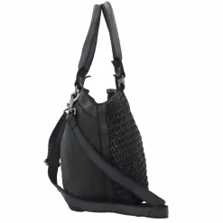 Harbour 2nd Schultertaschen|Henkeltaschen<Soft Weaving Dilara Schultertasche Leder 44 cm dark ash