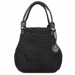 Harbour 2nd Schultertaschen|Henkeltaschen<Soft Weaving Dilara Schultertasche Leder 44 cm dark ash