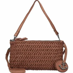 Harbour 2nd Schultertaschen<Soft Weaving Michel Schultertasche Leder 23 cm charming cognac