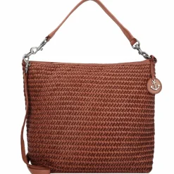 Harbour 2nd Schultertaschen<Soft Weaving Valerie Schultertasche Leder 35 cm charming cognac