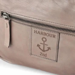 Harbour 2nd Umhängetaschen<Thalea Umhängetasche Leder 23 cm dusty taupe