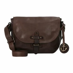 Outlet Harbour 2nd Theresia Umhängetasche Leder 25 cm chocolate brown