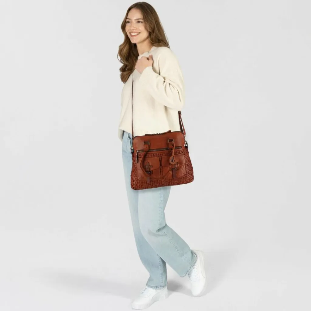 Harbour 2nd Urban Poets Alexandra-Up Schultertasche Leder 29 cm