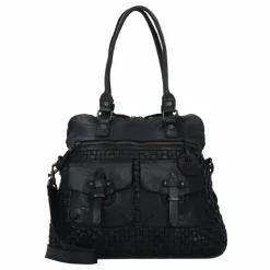 Best Harbour 2nd Urban Poets Alexandra-Up Schultertasche Leder 29 cm dark ash