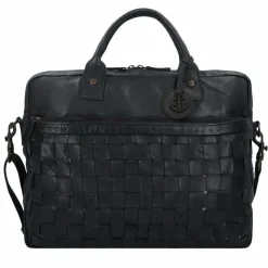 Harbour 2nd Laptoptaschen|Aktentaschen<Urban Poets Blaise Aktentasche Leder 40 cm Laptopfach dark ash