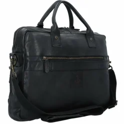 Harbour 2nd Laptoptaschen|Aktentaschen<Urban Poets Blaise Aktentasche Leder 40 cm Laptopfach dark ash