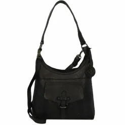 Harbour 2nd Schultertaschen<Urban Poets Cameron Schultertasche Leder 24 cm dark ash