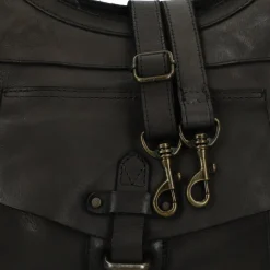 Harbour 2nd Schultertaschen<Urban Poets Cameron Schultertasche Leder 24 cm dark ash