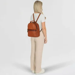 Harbour 2nd Lederrucksäcke|City Rucksäcke<Urban Poets Carissa City Rucksack Leder 27 cm charming cognac