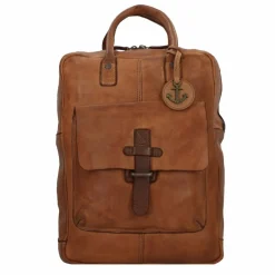 Sale Harbour 2nd Urban Poets Devon Daypack Leder 42 cm Laptopfach charming cognac