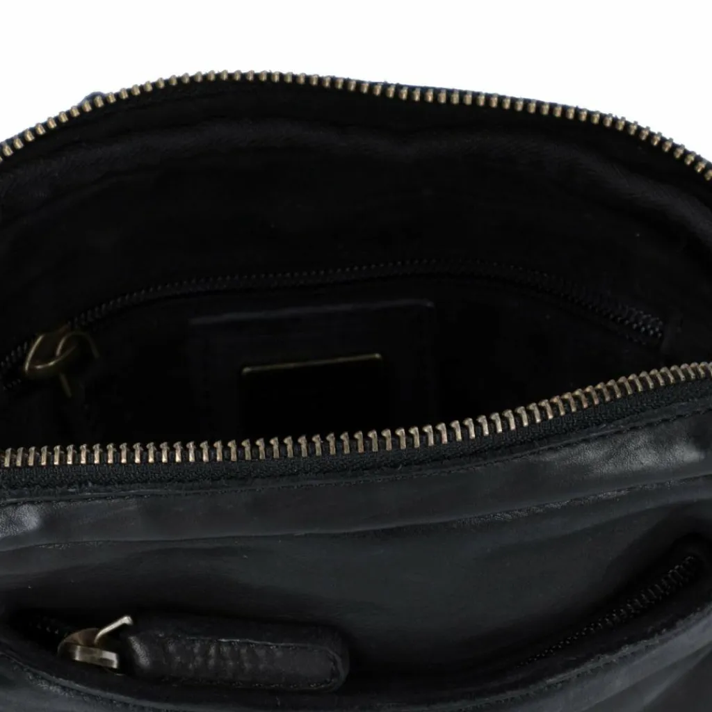 Harbour 2nd Mini Bags|Umhängetaschen<Urban Poets Drew Mini Bag Umhängetasche Leder 17 cm dark ash