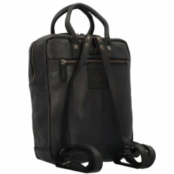 Harbour 2nd Henkeltaschen<Urban Poets Handtasche Leder 23 cm Laptopfach dark ash