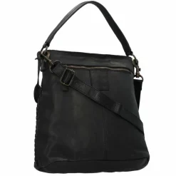 Best Harbour 2nd Urban Poets Iris-Up Schultertasche Leder 33 cm dark ash