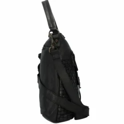 Best Harbour 2nd Urban Poets Iris-Up Schultertasche Leder 33 cm dark ash