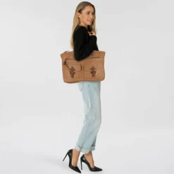 Harbour 2nd Urban Poets Jordan Shopper Tasche Leder 44.5 cm