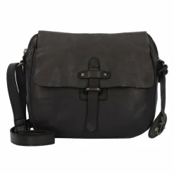 Discount Harbour 2nd Urban Poets Reese Umhängetasche Leder 27 cm dark ash