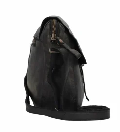 Discount Harbour 2nd Urban Poets Reese Umhängetasche Leder 27 cm dark ash