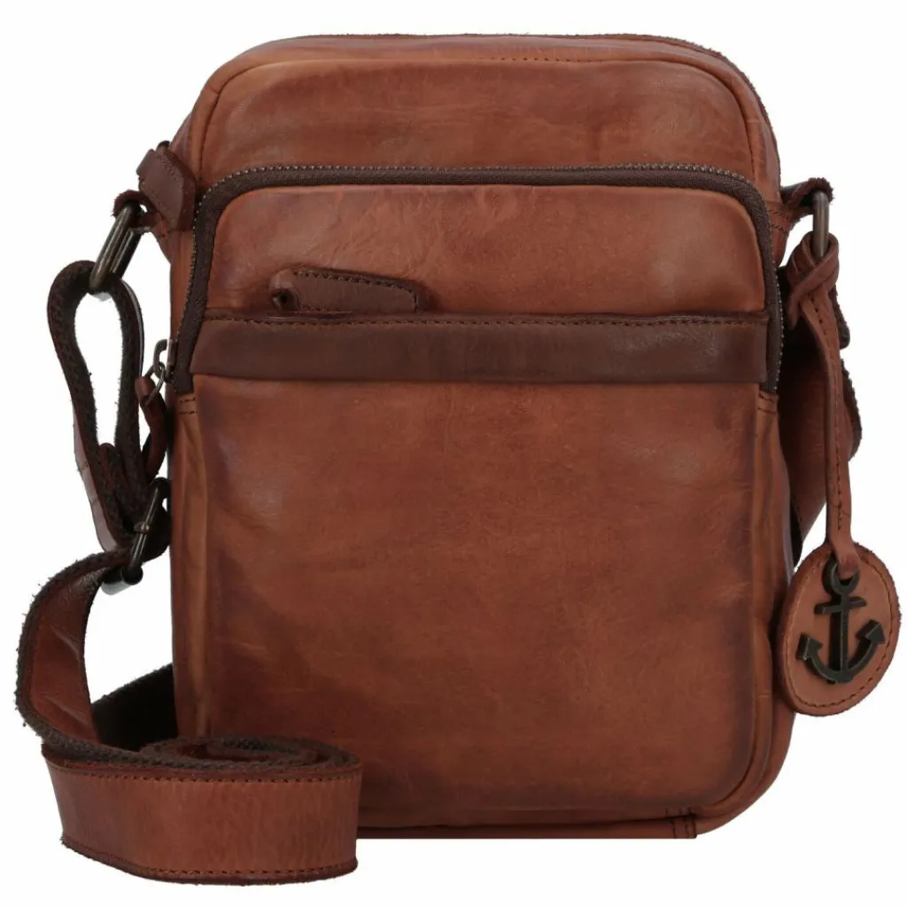 Best Harbour 2nd Urban Poets Rhys Umhängetasche Leder 23 cm charming cognac
