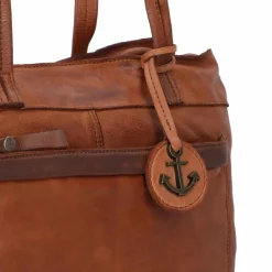 Harbour 2nd Shopper<Urban Poets Zea Shopper Tasche Leder 33 cm charming cognac