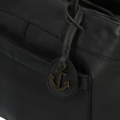 Harbour 2nd Shopper<Urban Poets Zea Shopper Tasche Leder 33 cm dark ash