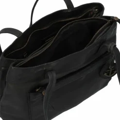 Harbour 2nd Shopper<Urban Poets Zea Shopper Tasche Leder 33 cm dark ash