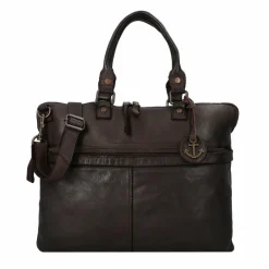 Harbour 2nd Vega Aktentasche Leder 38 cm Laptopfach