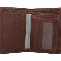 Harold's Herrengeldbörsen Hochformat<Aberdeen Geldbörse RFID Leder 10 cm braun