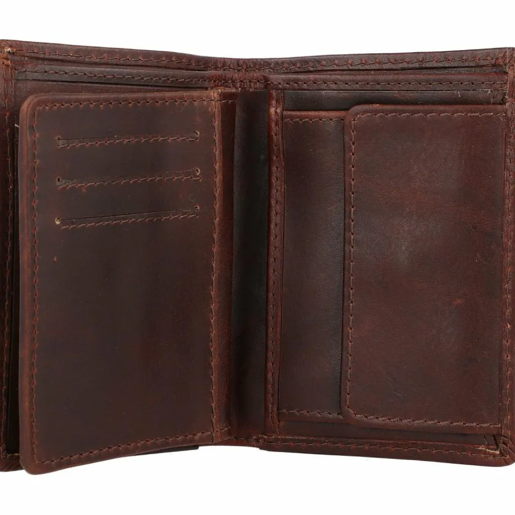Harold's Herrengeldbörsen Hochformat<Aberdeen Geldbörse RFID Leder 10 cm braun