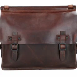 Harold's Messenger Bags|Laptoptaschen<Aberdeen Messenger Leder 37 cm Laptopfach braun