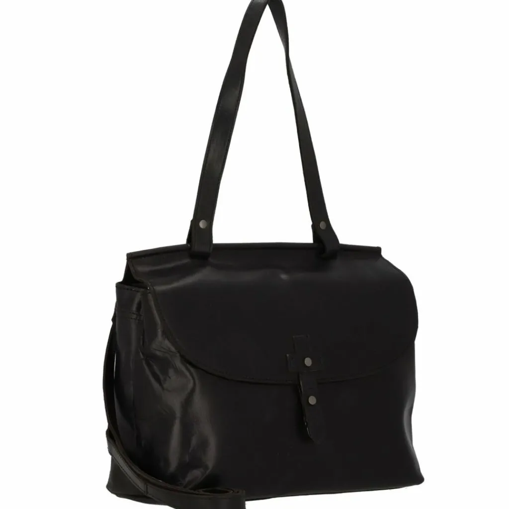 Harold's Schultertaschen<Aberdeen Schultertasche Leder 32 cm schwarz