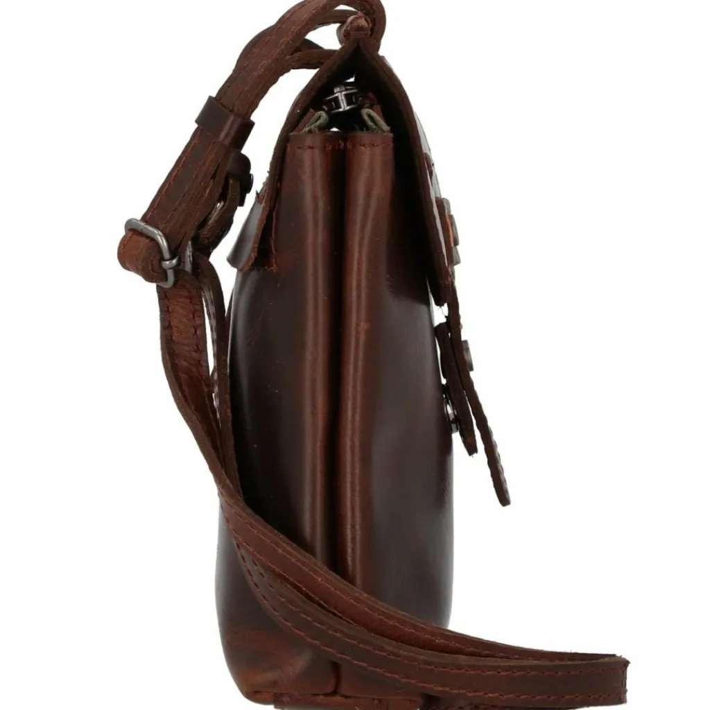 Harold's Umhängetaschen<Aberdeen Umhängetasche Leder 13 cm brown