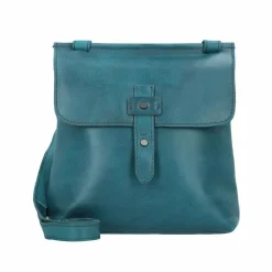 Outlet Harold's Aberdeen Umhängetasche Leder 21 cm petrol