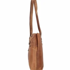 Hot Harold's Antic Schultertasche Leder 29 cm natur