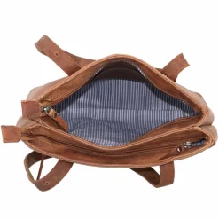 Hot Harold's Antic Schultertasche Leder 29 cm natur