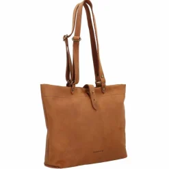 Harold's Schultertaschen|Henkeltaschen<Antic Schultertasche Leder 32 cm natur