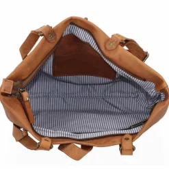 Harold's Schultertaschen|Henkeltaschen<Antic Schultertasche Leder 32 cm natur