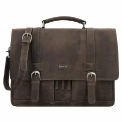 Harold's Aktentaschen<Antico Aktentasche II Leder 42 cm taupe