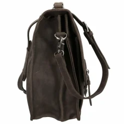 Harold's Aktentaschen<Antico Aktentasche II Leder 42 cm taupe