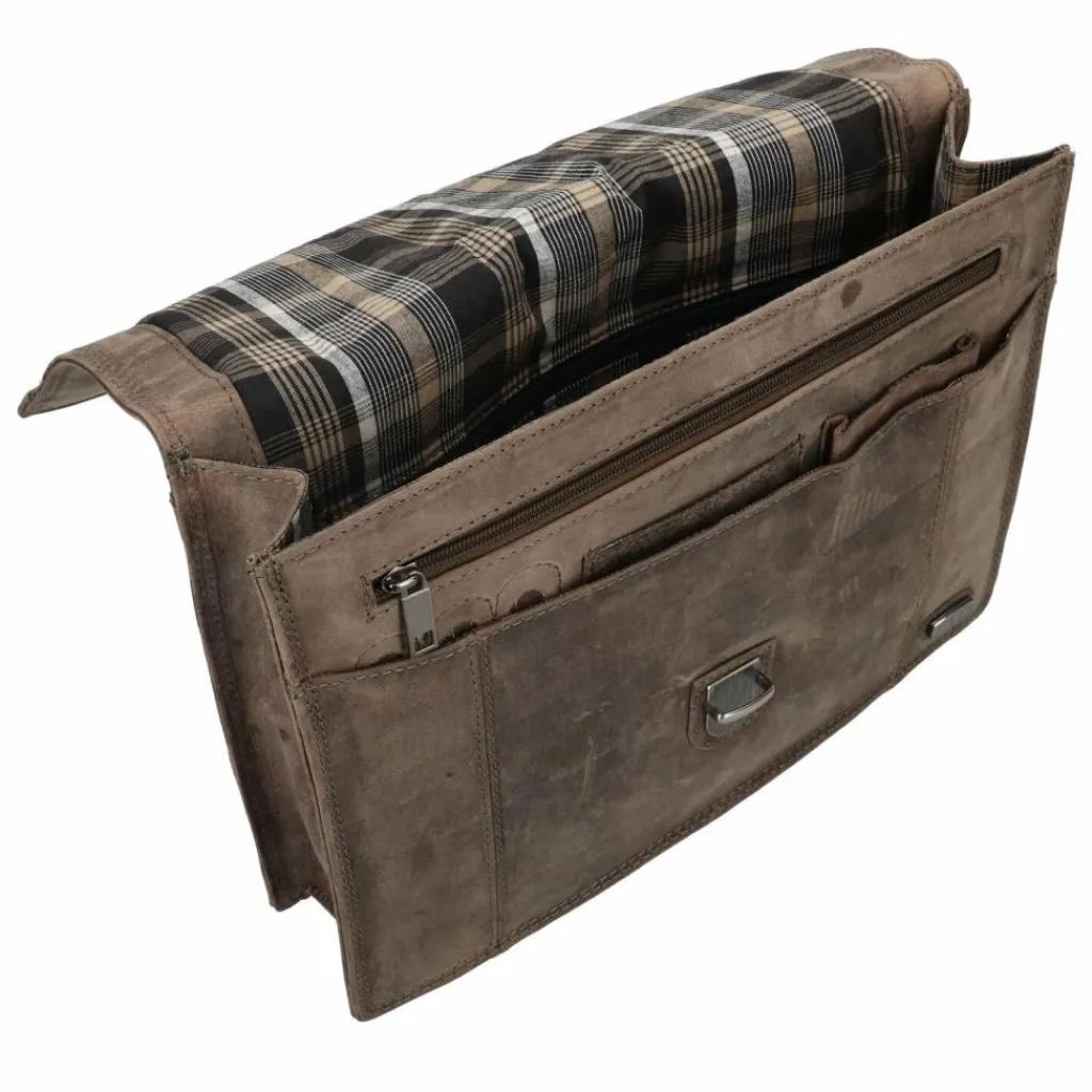 Harold's Antico Collegemappe Unterarmmappe Leder 37 cm