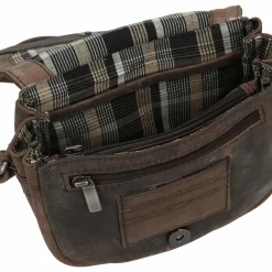 Harold's Umhängetaschen<Antik Umhängetasche Leder 21 cm taupe