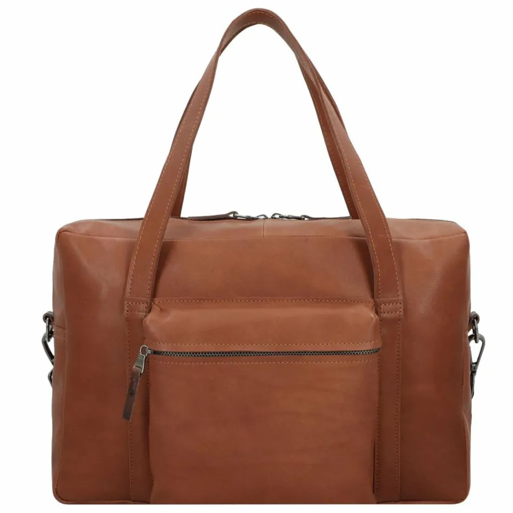 Online Harold's Bague Schultertasche Leder 40 cm cognac