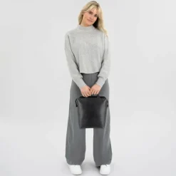 Outlet Harold's Bottle Handtasche Leder 27 cm schwarz