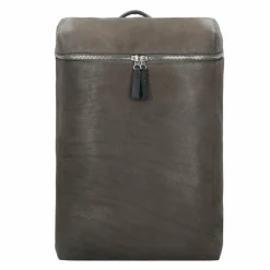 Harold's Lederrucksäcke|Daypacks<Box Daypack Leder 40 cm Laptopfach taupe