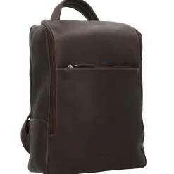 Harold's Lederrucksäcke|Business-Rucksäcke<Campo Rucksack Leder 40cm Laptopfach braun